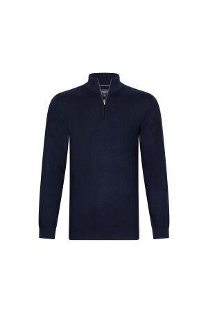 Cavallaro Merino Half Zip Pullover 699000 Dark blue