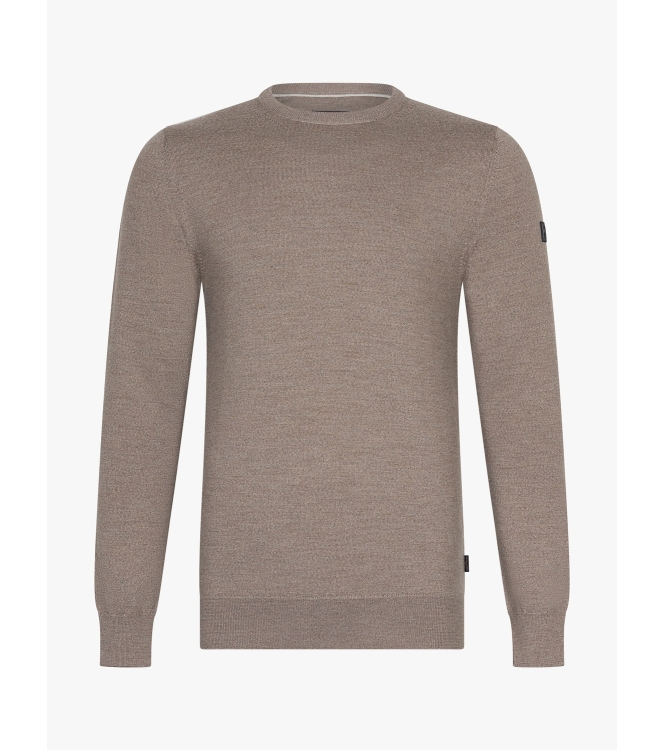 Cavallaro Merino Round Neck Pullover 810000 Sand