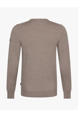 Cavallaro Merino Round Neck Pullover 810000 Sand