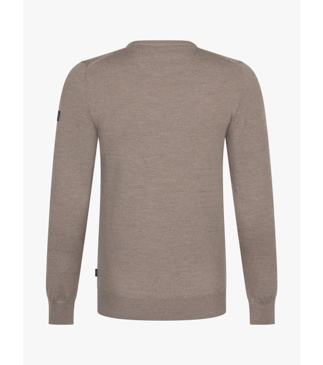 Cavallaro Merino Round Neck Pullover 810000 Sand