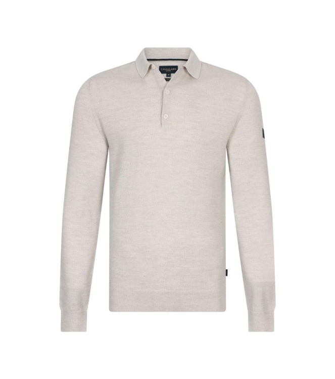Cavallaro Merino Long Sleeve Polo 180000 Kit