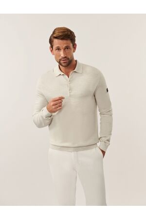 Cavallaro Merino Long Sleeve Polo 180000 Kit