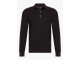 Cavallaro Merino Long Sleeve Polo 898000 Dark brown