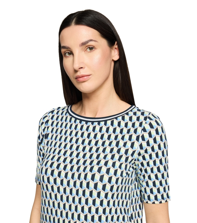 Betty Barclay Shirt Kurz 1/2 Arm 8850 Blue/green