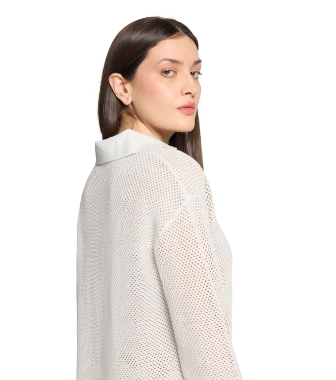 Betty Barclay Strickpullover Kurz 3/4 Arm 1973 Patch cream/beige