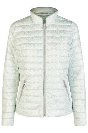 Lebek Jacke Stepp z. wenden 634 Mint/offwhite