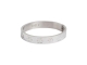 Josh V JV BIRGITTE bangle with logo 003 silver