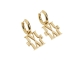 Josh V JV SAMIR earrings 006 gold