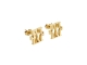 Josh V JV MIKAELA earrings 006 gold