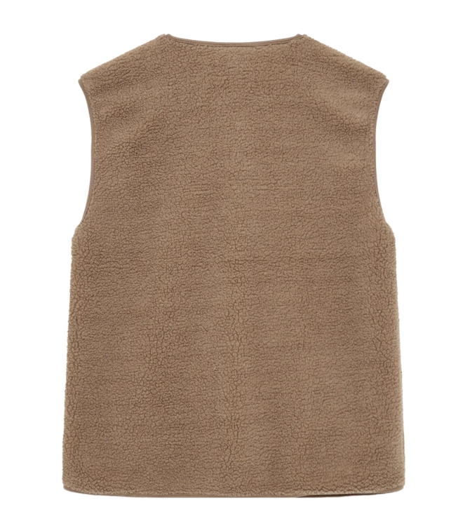 Freequent Teddy waistcoat Dessert taupe