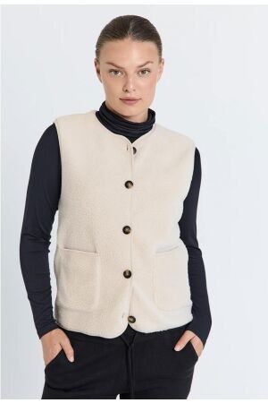 Freequent Teddy waistcoat Moonbeam