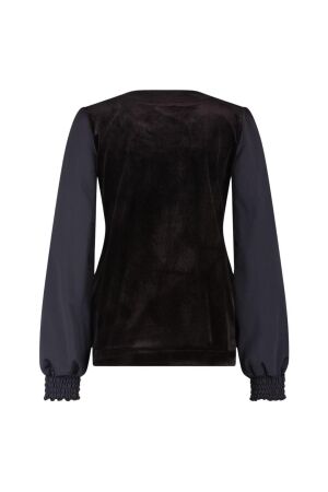 ZIP73 Top V never ending 005 Black velvet