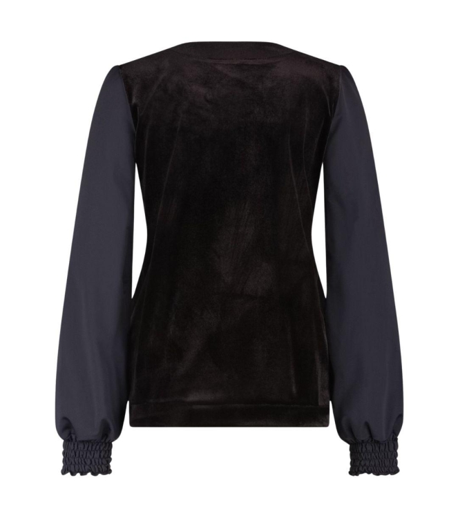 ZIP73 Top V never ending 005 Black velvet