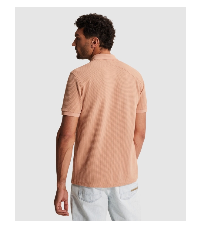 Cast Iron Short sleeve r-neck regular fit tw 3018 Cafe creme