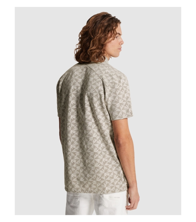 Cast Iron Short sleeve r-neck regular fit ja 7178 White onyx