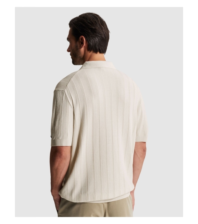 Cast Iron Short sleeve polo regular fit soso 7178 White onyx