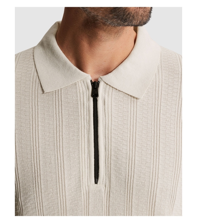 Cast Iron Short sleeve polo regular fit soso 7178 White onyx