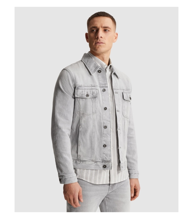 Cast Iron DENIM JACKET WASHED SUMMER GREY WSG
