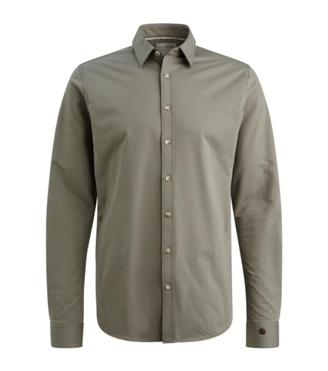 Cast Iron LONG SLEEVE SHIRT Twill Jersey 2 t 6478 Dried sage