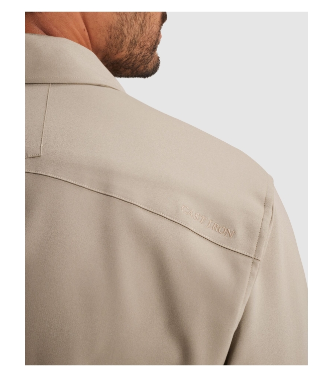 Cast Iron LONG SLEEVE SHIRT Tech Stretch 8023 Aluminum