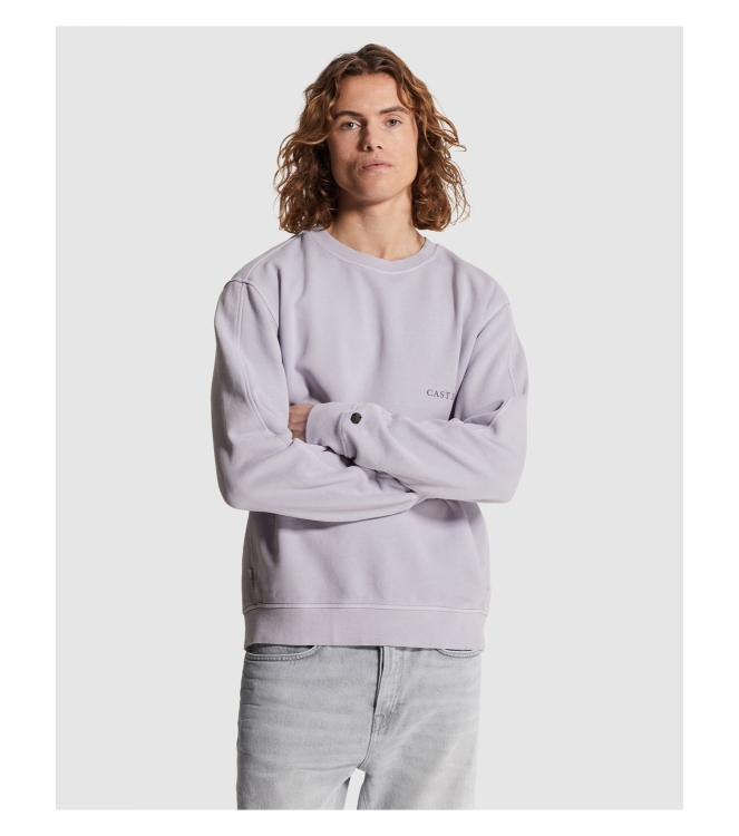 Cast Iron Long sleeve r-neck relaxed fit swe 4270 Cosmic sky