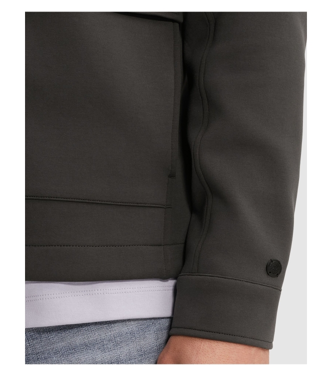 Cast Iron Zip jacket regular fit interlock