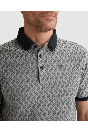 Vanguard Short sleeve polo jacquard blend 5073 Sky captain