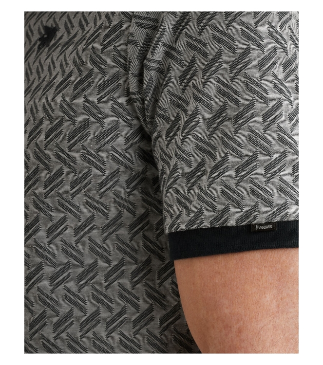 Vanguard Short sleeve polo jacquard blend 5073 Sky captain