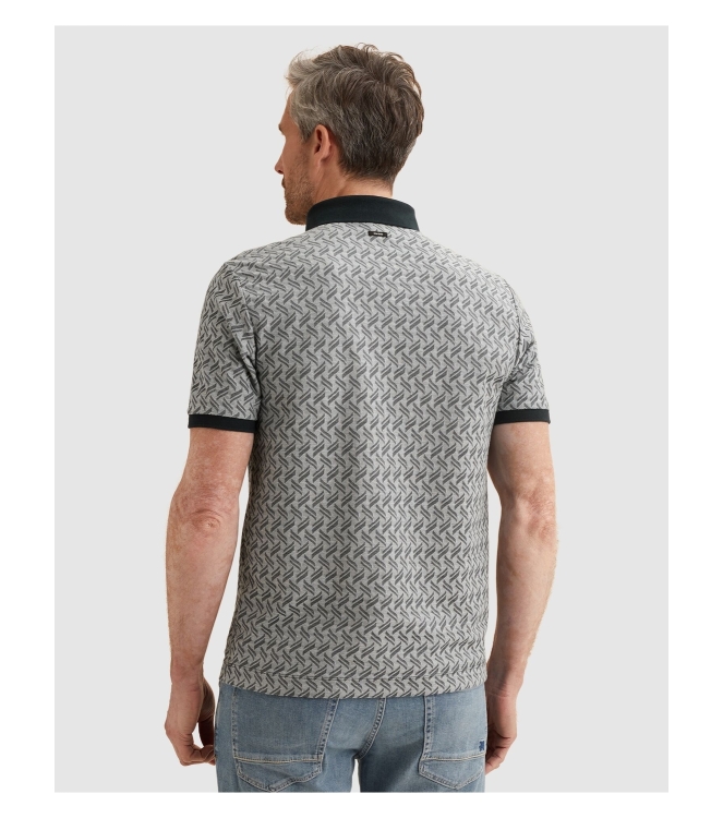 Vanguard Short sleeve polo jacquard blend 5073 Sky captain