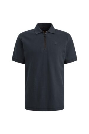 PME Legend Short sleeve polo waffle structure 5116 Mood indigo