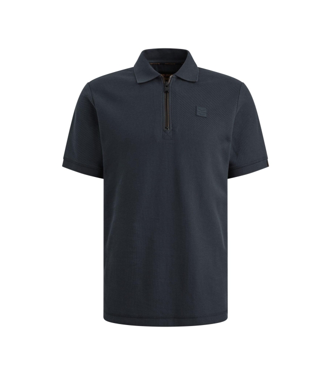 PME Legend Short sleeve polo waffle structure 5116 Mood indigo