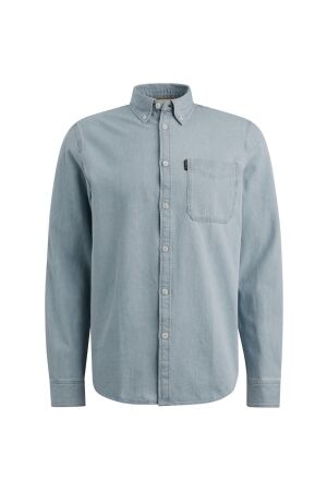 PME Legend LONG SLEEVE SHIRT Light Weight Ble BLD Bleached denim