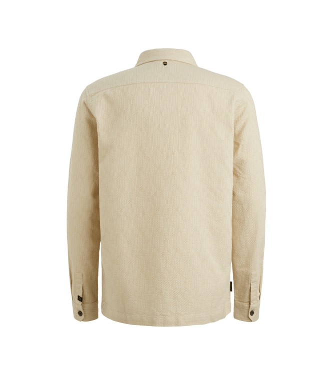 PME Legend LONG SLEEVE SHIRT Dobby Structure 7013 Bone white