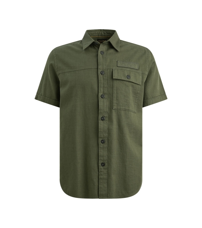 PME Legend Short Sleeve Shirt Ctn Slub 6150 Thyme