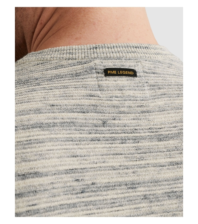 PME Legend R-neck cotton blend structure 7013 Bone white