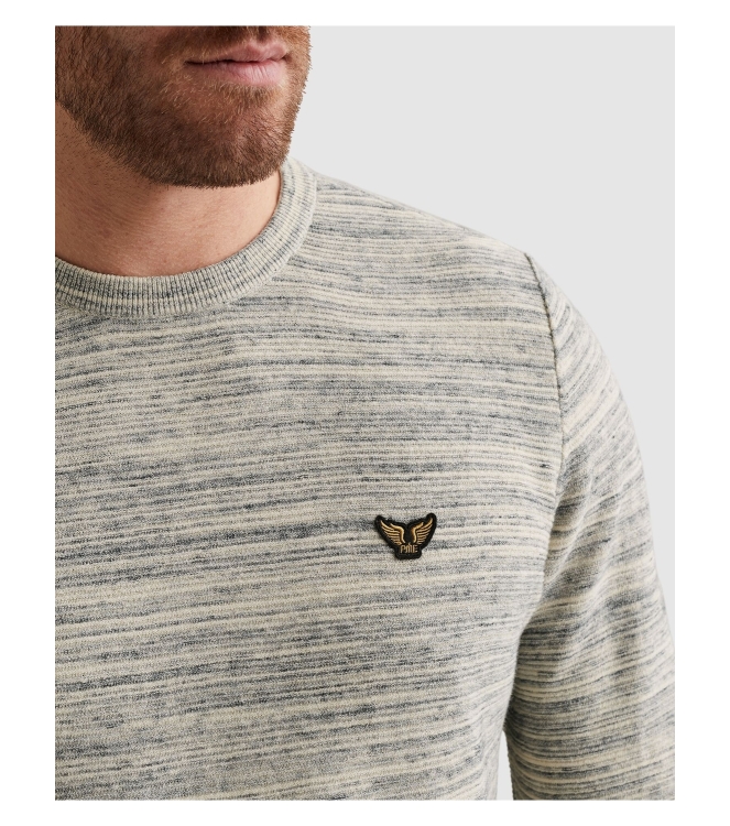 PME Legend R-neck cotton blend structure 7013 Bone white