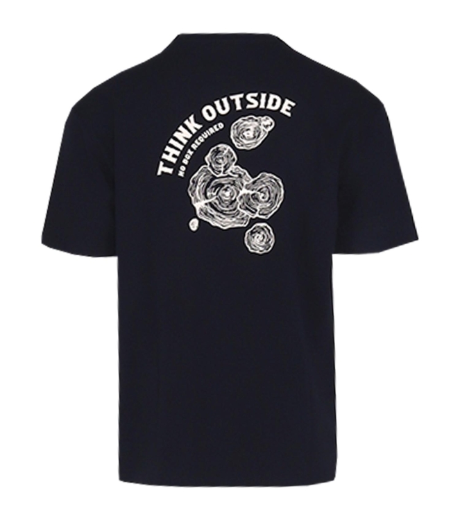 Supply en Co James T-shirt Backprint 290 Navy