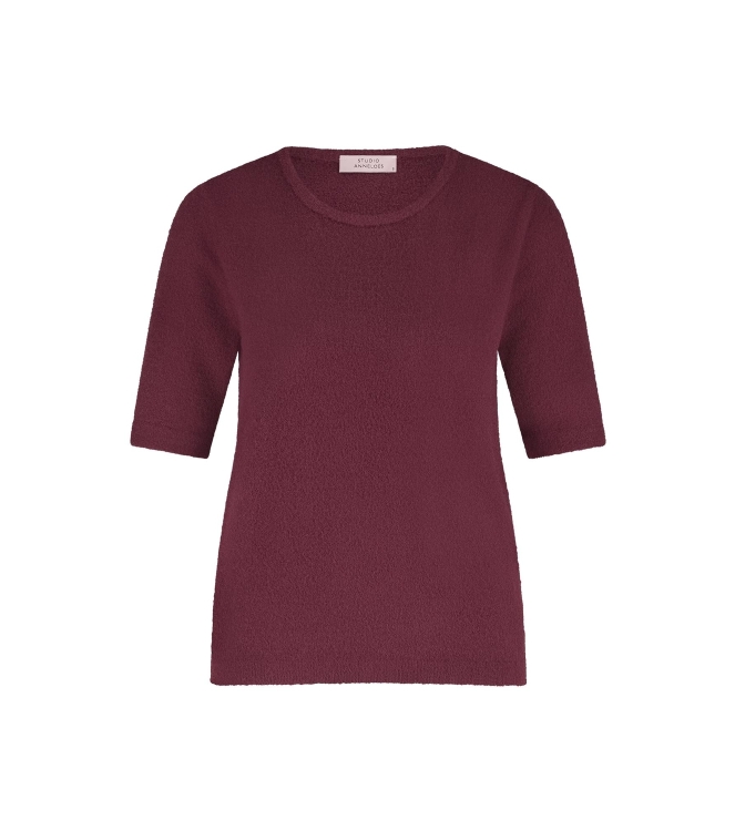 Studio Anneloes Felica soft pullover 3002 bordeaux