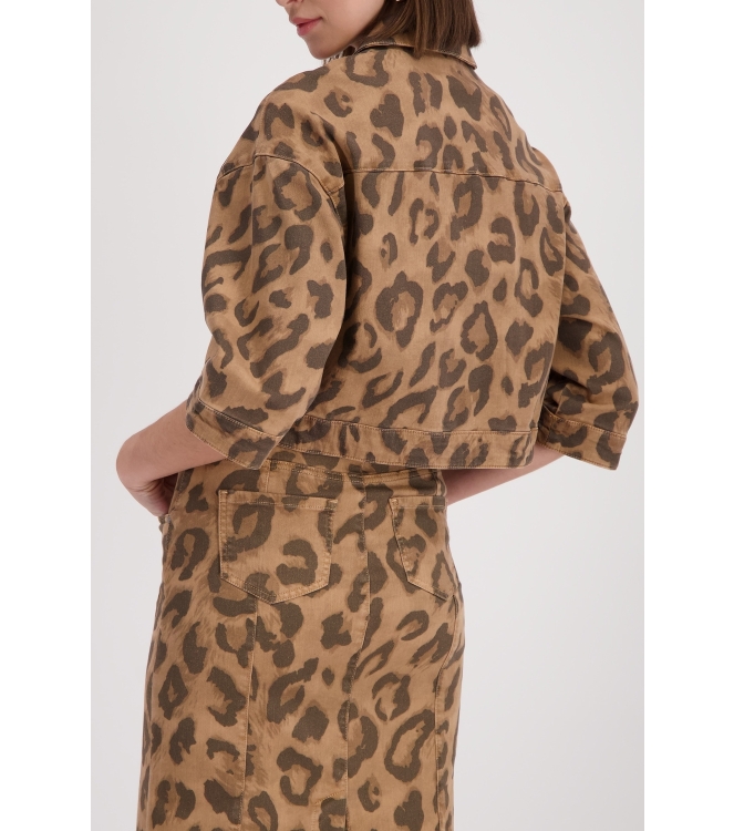 Monari Jacke 548 Biscotti gemustert