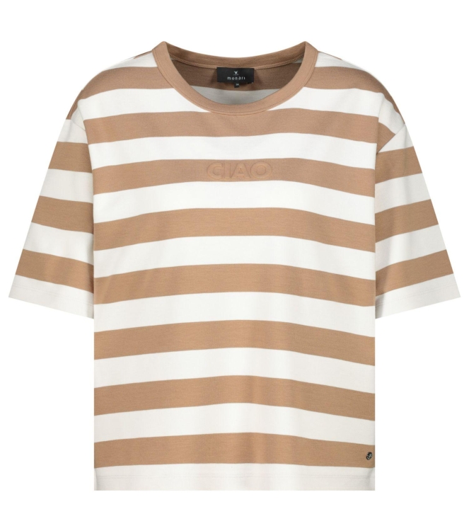 Monari Sweatshirt 547 Biscotti ringel