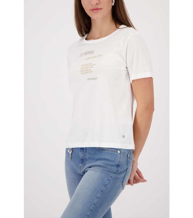 Monari T-Shirt 102 Off white