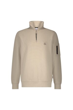 Supply en Co Halvar Halfzip Sweat 00075190 Pebble