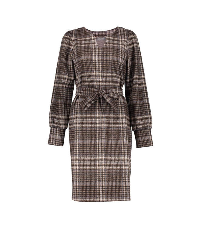 Geisha Dress check lurex 925 Grey