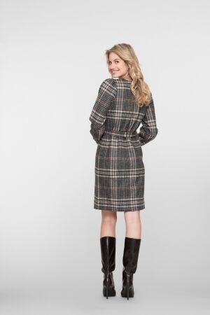 Geisha Dress check lurex 925 Grey