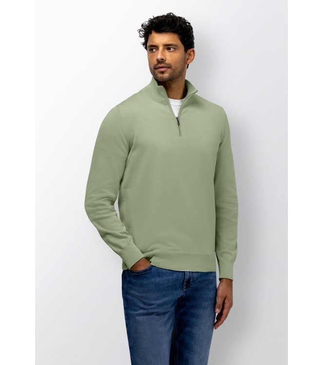 State of Art Pullover Sportzip Pl 3400 Jade