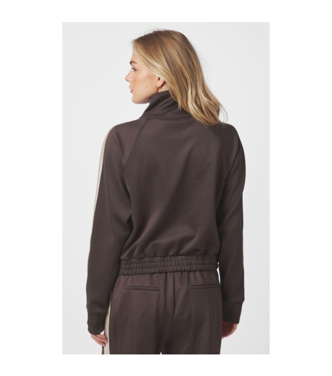 Neo Noir Vera track suit blouse 676 Dark brown