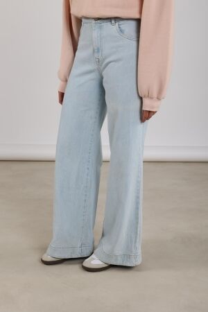 NUKUS Abby Pants Denim Strass 24 bleached denim