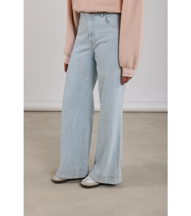 NUKUS Abby Pants Denim Strass 24 bleached denim