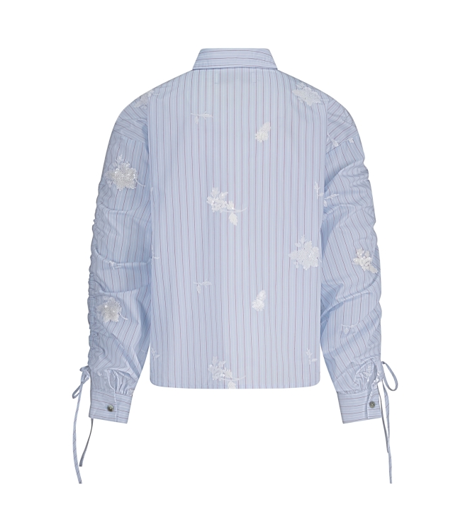 NUKUS Rosa Blouse Stripe 371 sky/kiss