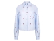 NUKUS Sorrento Blouse Heart 371 sky/kiss